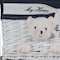 Homeroots 12.5" X 16" X 25" White Blue Portable 2 Drawers 364165 - alternate 7