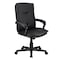 Elama High Back Tufted Faux Leather Adjustable Office Chair in Black ELM-F-017 - alternate 1