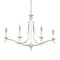 Vaxcel Austen 4L Silver Linear Chandelier Island Pendant Light Fixture P0099 - alternate 1