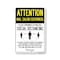 Signmission PSA, Nail Salon Customers Practice Social Distancing, 18in X 12in Decal, OS-NS-D-1218-25363 OS-NS-D-1218-25363 - alternate 1