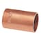 Nibco 3/4 in. Copper Pressure Cup x Cup Coupling Without Stop Fitting I60134 - alternate 1