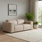 Homeroots 80in Cream and Brown Leather Power Reclining Loveseat 720533 - alternate 5