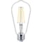 Signify Warm Glow 75W Equivalent Soft White ST19 Medium Vintage LED Decorative Light Bulb, 4PK 566364 - alternate 4