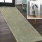 Jonathan Y Twyla Classic Solid Low-Pile Machine-Washable Sage Green 2 ft. x 8 ft. Runner Rug WSH300H-28 - alternate 1