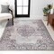 Jonathan Y Minori Filigree Medallion Dark Gray/Cream 5 ft. x 8 ft. Area Rug MDP206A-5 - alternate 1