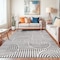 World Rug Gallery Bohemian Stripe Arch Design Area Rug 5 ft x 7 ft Brown WR35BROWN5X7 - alternate 7