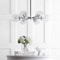 Jonathan Y Caleb Adjustable 6-Light 28" Brass Cluster Pendant, Chrome/Black JYL9059A - alternate 8