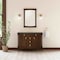 James Martin Vanities Kinnsden 48" Single Vanity, Sable Oak w/ 3 CM Parisien Bleu Silestone Top D680-V48-SBK-3PBL - alternate 6