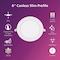 Signify 6'' White Canless Selectable CCT LED Recessed Light Kit 580399 - alternate 5