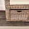 Happimess Palermo 34.50in 2 Drawer Wicker Storage Bench, Gray HPM9104A - alternate 3