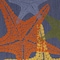 Homeroots 6' X 9' Blue Yellow And Orange Starfish Indoor Outdoor Area Rug 546870 - alternate 5