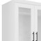Homeroots 71" White And Clear Two Door Two Drawer Combo Dresser 569281 - alternate 4