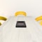 Homeroots Set Of Three 23in Brown Rectangular Faux Snakeskin Tray With Handles 483312 - alternate 6