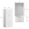 Homeroots 74" White Carved Geometric Two Door Two Drawer Combo Dresser 568811 - alternate 5