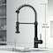 Vigo Edison 19inH Single-Handle Pull-Down Sprayer Kitchen Faucet in Matte Black VG02001MB - alternate 5
