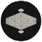 Homeroots 8' Black Gray And Ivory Round Oriental Washable Indoor Outdoor Area Rug 598174 - alternate 6
