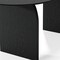 Homeroots 67" Black Solid Wood Double Pedestal Base Oval Dining Table 712161 - alternate 4