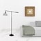 Homeroots 58" Black Swing Arm Floor Lamp With Clear Glass Dome Shade 523579 - alternate 5