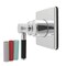 Kingston Brass Single-Handle Six-Way Diverter Valve with Square Trim Kit, Polished Chrome KS4041DKL - alternate 1