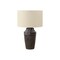 Monarch Specialties Lighting, 28"h, Table Lamp, Black Ceramic, Beige Shade, Transitional I 9940 - alternate 1