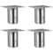 Amgood 3-1/8 Inch Total High Stainless Steel Leg Socket, 4PK LEG SOCKET-4PK-Z - alternate 1