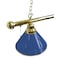 Holland Bar Stool Co Royal Blue 3 Shade Billiard Light, Brass Fixture BL3BRRoyBl - alternate 6