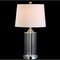 Jonathan Y Walsh 25" Glass LED Table Lamp, Clear/Chrome JYL1018A - alternate 9