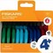 Fiskars 5in Blunt-tip Kids Scissors, Safety Edge Blade, Blunted Tip, Green, Turquoise, Blue, Red, 12 /, 6PK 1067001 - alternate 1