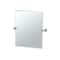 Gatco Latitude II 24" Frameless Rectangle Mirror, Chrome 4249SM - alternate 1