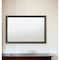 Homeroots 32" Gray Wood Framed Mounted Dresser Mirror 486457 - alternate 3