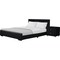 Homeroots Two Piece Black Upholstered Solid and Manufactured Wood Bedroom Set 569357 - alternate 4
