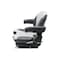 Uni Pro 138 Mechanical Suspension Seat | Black/Silver Vinyl with Red Piping 8798 - alternate 11