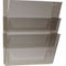 Storex Wall File, Stackable, Letter, 4"W x 16"L x 7"H, 3/PK, Smoke 3PK STX70246U06C - alternate 4