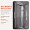 Vevor Shower Panel Tower System 6 Modes Hydroelectricity LED Stainless Steel 8004FL - alternate 3