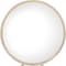 Homeroots 16" Round Metal Framed Freestanding Mirror 485929 - alternate 4