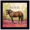 Homeroots Henry the Horse Black Framed Print Wall Art 415337 - alternate 1