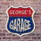 Signmission George's Garage, 6 Inch X 6 Inch, Plastic Sign SHI-P-6-383-GEORGE - alternate 4