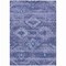 Homeroots 3' X 5' Navy Blue And Denim Blue Southwestern Washable Indoor Outdoor Area Rug 588708 - alternate 7