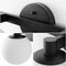 Jonathan Y Modernist Globe 15.25" 2-Light Metal/Frosted Glass Modern Contemporary LED Vanity, Black JYL3541B - alternate 3