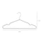 Simplify 12 Pack Metal Hangers in Grey 23271-GREY - alternate 5