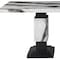 Homeroots 82" Black and White Faux Marble and Wood Double Pedestal Base Dining Table 564893 - alternate 9