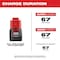 Milwaukee Tool M12 REDLITHIUM 3.0 Compact Battery Pack 48-11-2430 - alternate 8
