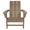 Newtechwood Modern Flat Top Adirondack Chair in Teak P021-896 - alternate 4
