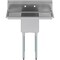 Amgood 38 in. x 22 in. Stainless Steel One Compartment Sink with 16 in. x 14 in. Bowl and Dual 12 in. Drainboards AMG SINK S1C-141611-12LR-NF-Z - alternate 5