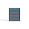 Strong Hold 4 drawer cabinet - (1x 4ft, 2x 7ft, 1x 8ft) - Blue accents - Keyed Alike S3036-PPAAS-0402FS - alternate 1