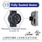Iliving Silver 772 CFM 12 in. Electric Powered Gable Mount Shutter Fan/Vent ILG8SF12VC - alternate 8