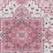 Homeroots 10' X 14' Pink Ivory And Gray Oriental Washable Indoor Outdoor Area Rug 600185 - alternate 7