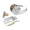 Global Door Controls GAL Series Pisa Style Heavy-Duty Commercial Cylindrical Lever, Grade 2 Passage in Brushed Chrome GAL-1110P-626 - alternate 7