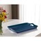 Homeroots 17" Blue Abstract Geo Printed Serving Tray 634500 - alternate 1