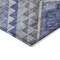 Homeroots 8' Pewter And Blue Round Southwestern Washable Indoor Outdoor Area Rug 603559 - alternate 6
